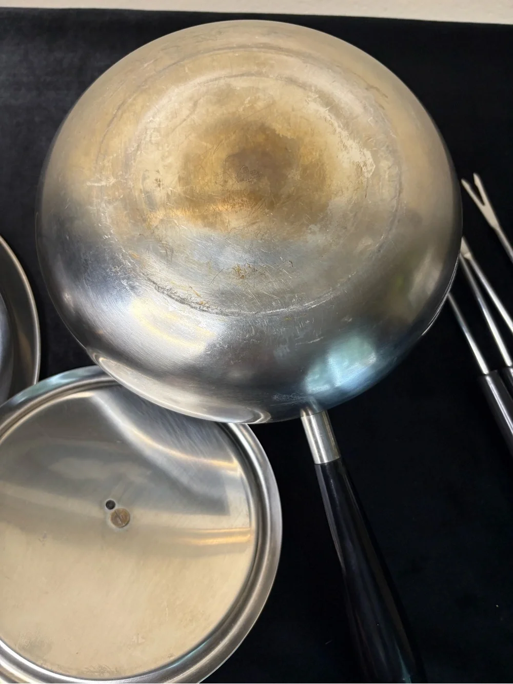 WMF Cromargan Switzerland Vintage FonduePot Set